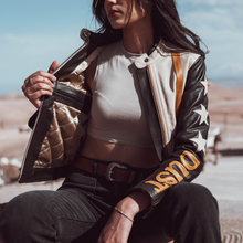 Lade das Bild in den Galerie-Viewer, Lederjacke - Stars & Stripes