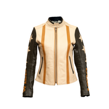 Lade das Bild in den Galerie-Viewer, Lederjacke - Stars & Stripes