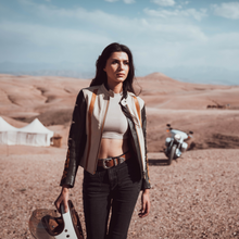 Lade das Bild in den Galerie-Viewer, Lederjacke - Stars & Stripes