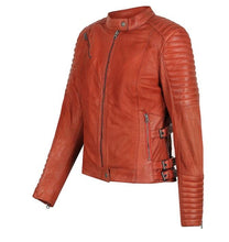 Lade das Bild in den Galerie-Viewer, Wild & Free Lederjacke - Rot