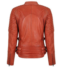Lade das Bild in den Galerie-Viewer, Wild & Free Lederjacke - Rot