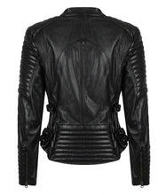 Lade das Bild in den Galerie-Viewer, Wild & Free Lederjacke - Schwarz
