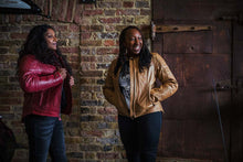 Lade das Bild in den Galerie-Viewer, Lederjacke Valerie - Braun