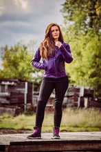 Lade das Bild in den Galerie-Viewer, Lederjacke Valerie - Violett