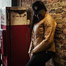 Lade das Bild in den Galerie-Viewer, Lederjacke Valerie - Braun