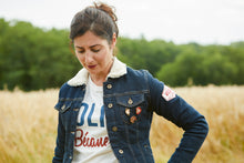 Lade das Bild in den Galerie-Viewer, Jacke - Denim Sherpa