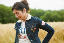 Lade das Bild in den Galerie-Viewer, Jacke - Denim Sherpa