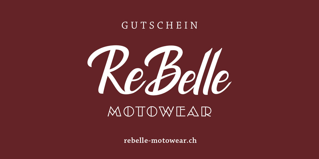 ReBelle Motowear Geschenkgutschein